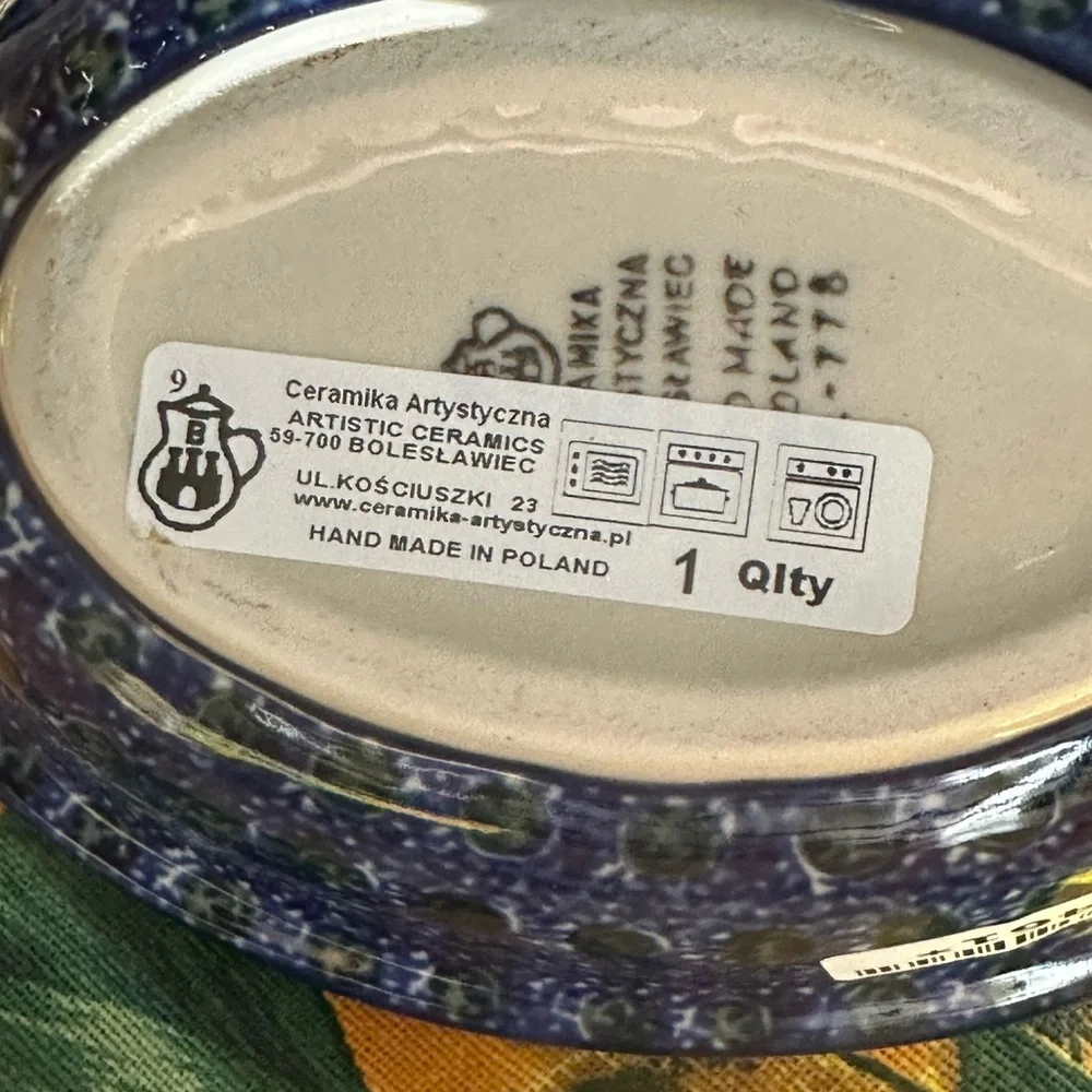 NWT Polish Pottery 5
